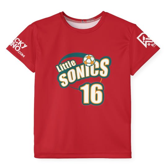Little Sonics Youth Soccer Jersey - Red