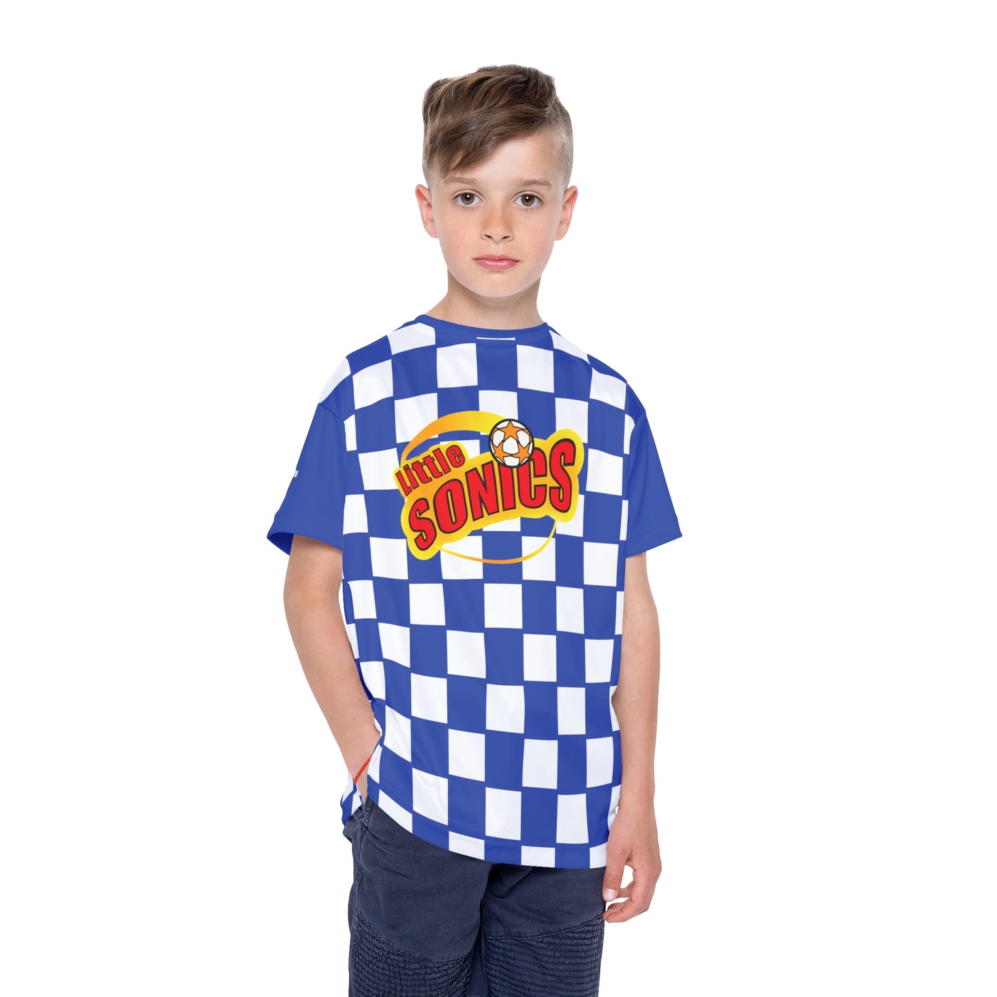 Little Sonics-Check Pattern (Kids Jersey)