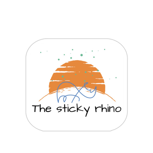 Sticky rhino sticker