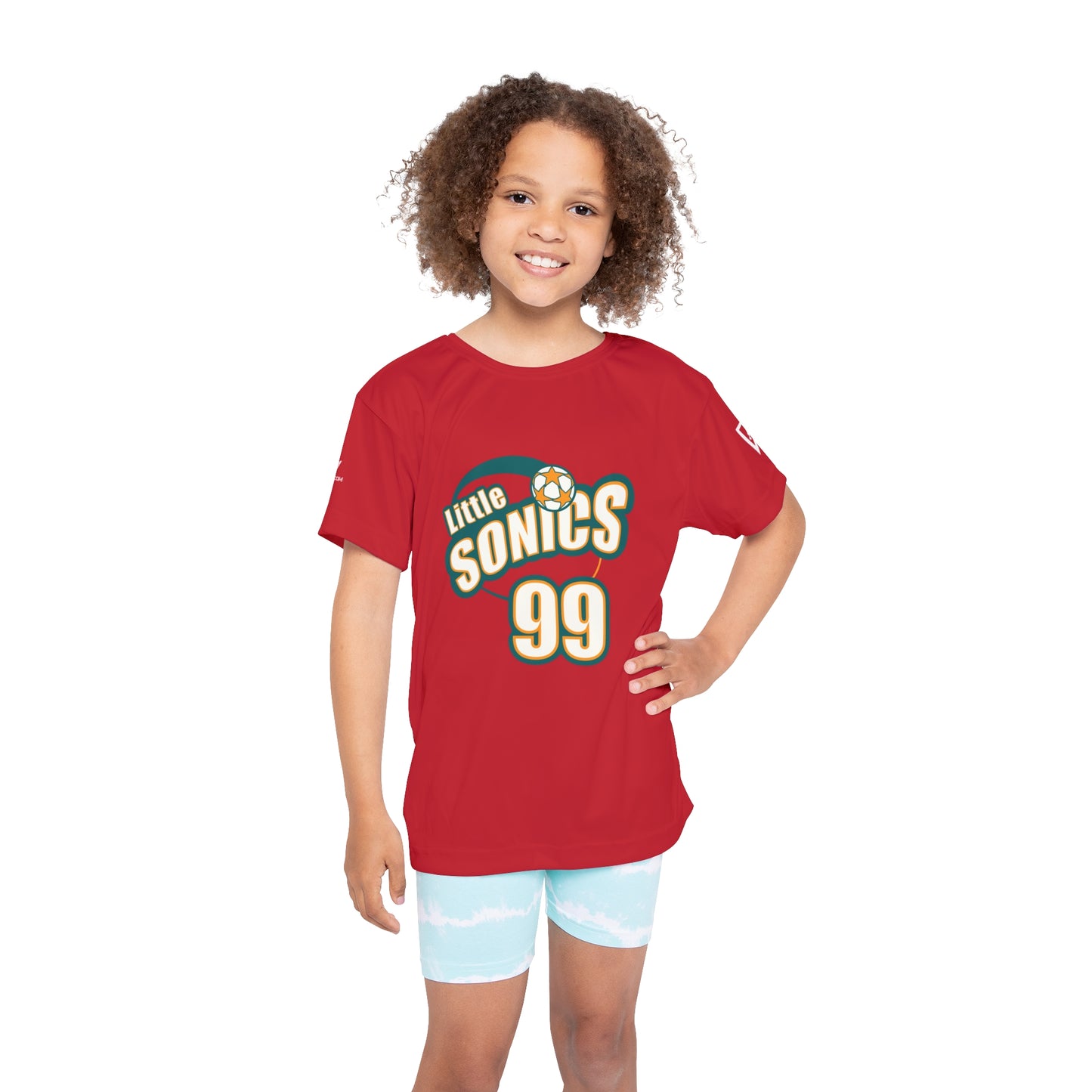 99 Red Kids Sports Jersey (AOP)