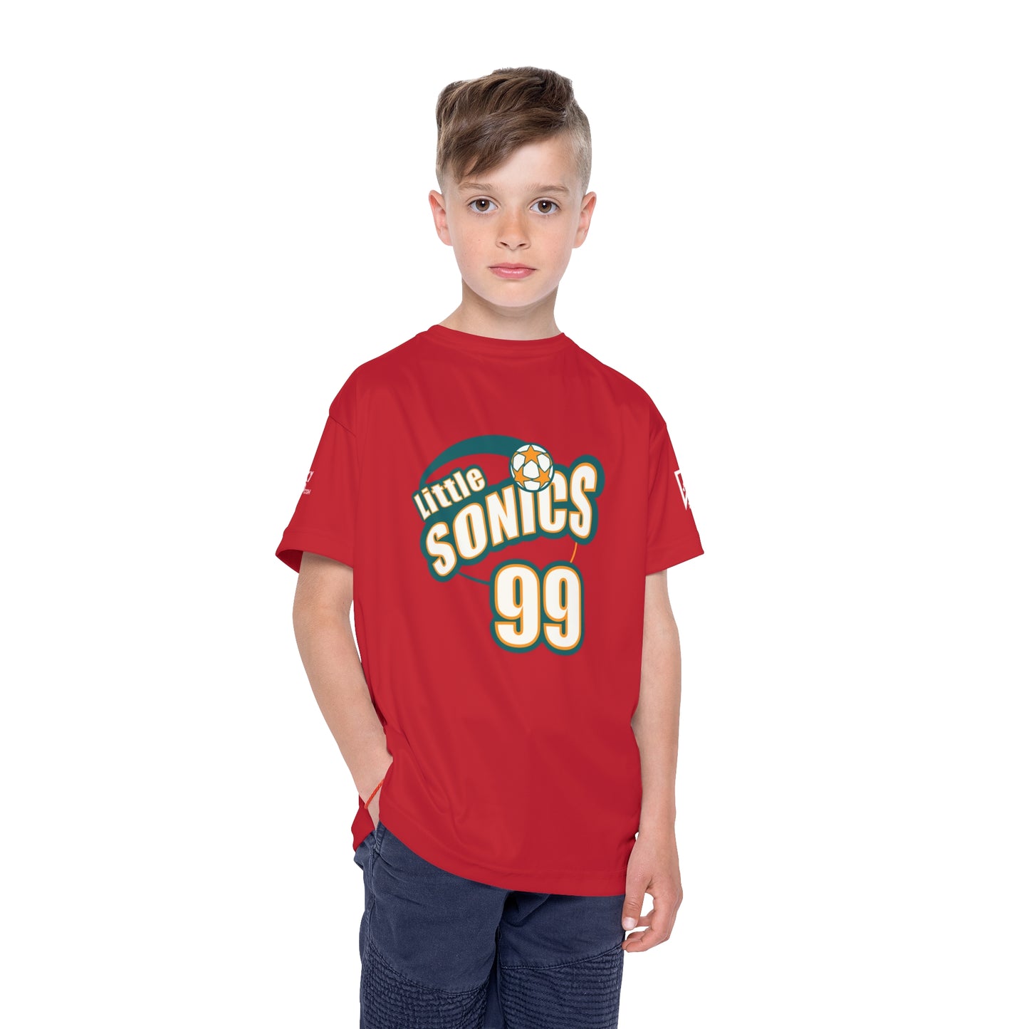 99 Red Kids Sports Jersey (AOP)