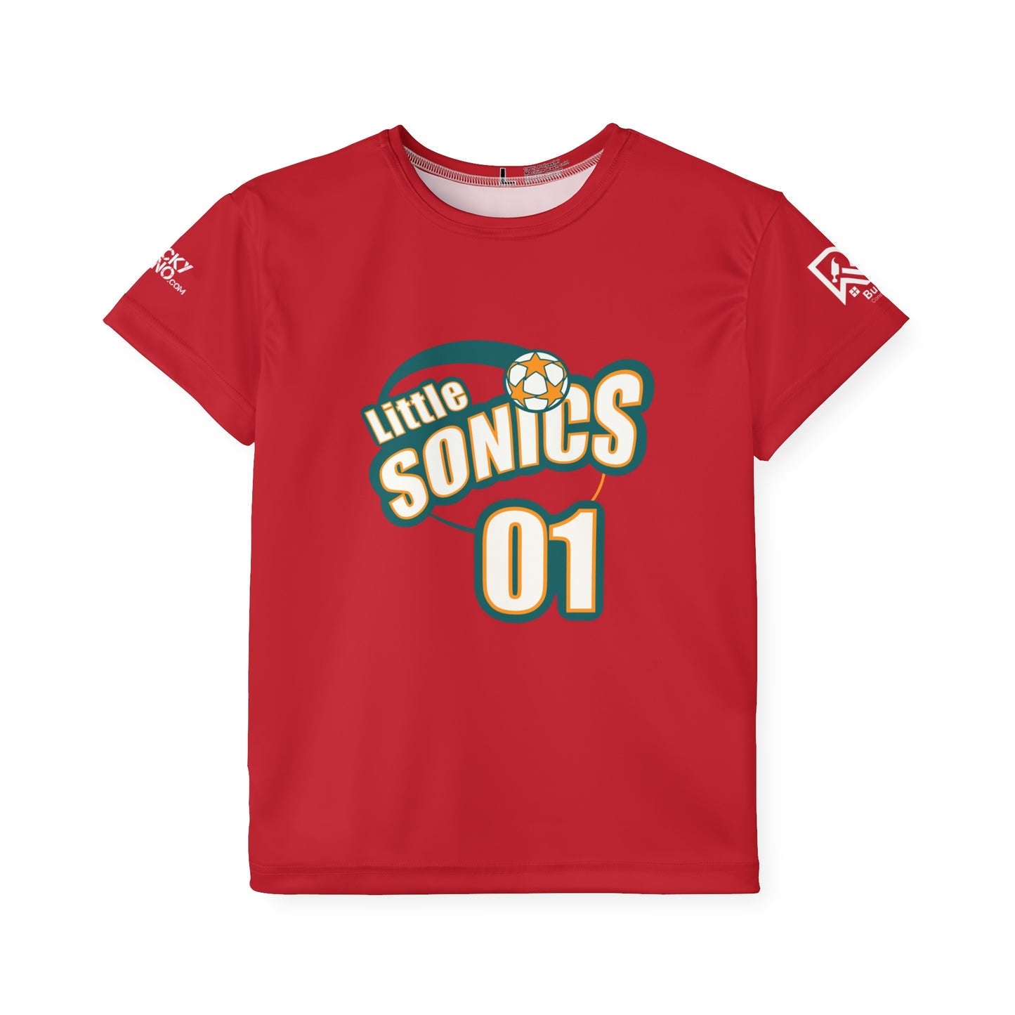 01 Red Kids Sports Jersey (AOP)